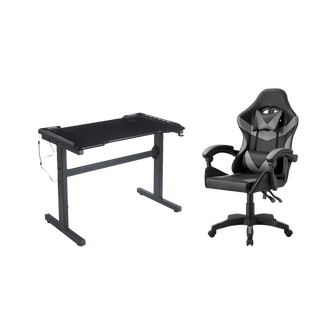 Combo Gamer Fire, Incluye Escritorio y Silla Gamer