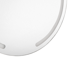 Espejo Ovalle, Circular con Diseño en Sandblasting