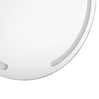 Espejo Ovalle, Circular con Diseño en Sandblasting