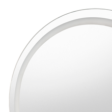 Espejo Ovalle, Circular con Diseño en Sandblasting