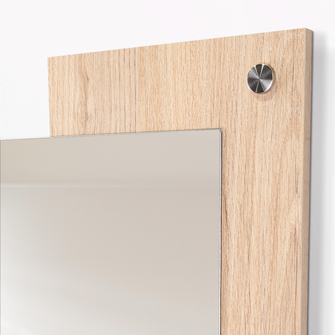 Espejo Rectangular Paduk, Color Madera Clara