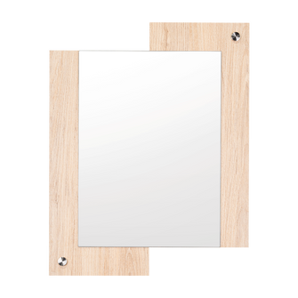 Espejo Rectangular Paduk, Color Madera Clara