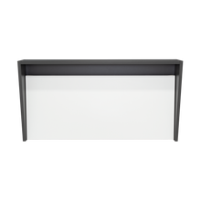 Escritorio Colgante Frello, Plata Oscuro y Blanco, con Espacio Para Artículos de Estudio