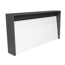 Escritorio Colgante Frello, Plata Oscuro y Blanco, con Espacio Para Artículos de Estudio