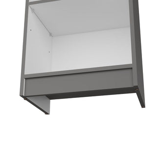 Biblioteca Home, Plata Oscuro, con cinco entrepaños ZF
