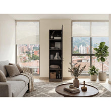 Biblioteca Home, Positano y Wengue, Dos puertas abatibles y de fácil armado ZF