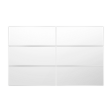 Espejo Rectangular Siena, Gris, Incluye 6 Piezas