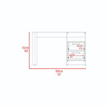 Escritorio Acrep, Cocoa y Mallado, con dos cajones para ubicar objetos