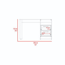 Escritorio Acrep, Capri y Fresno Europeo, con dos cajones para ubicar objetos ZF