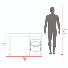 Escritorio Acrep, Capri y Fresno Europeo, con dos cajones para ubicar objetos ZF