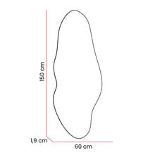 Espejo Irregular Blue, Gris, Diseño Moderno