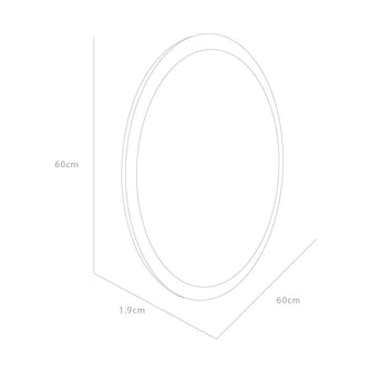 Espejo circular Tipo Ary 60