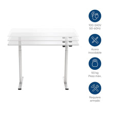 Escritorio Eléctrico Ajustable en Altura Blanco