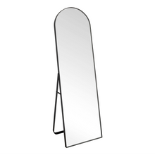 Espejo de Pie Tony, con marco metálico color negro
