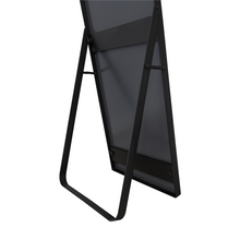 Espejo de Pie Tony, con marco metálico color negro