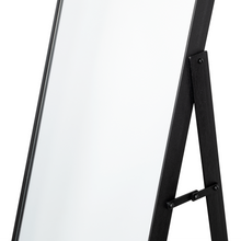 Espejo de Pie Tony, con marco metálico color negro