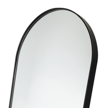 Espejo de Pie Tony, con marco metálico color negro