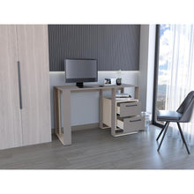 Escritorio Acrep, Cocoa y Mallado, con dos cajones para ubicar objetos