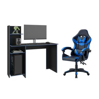 Combo Gamer Cuarat, incluye Escritorio y Silla Gamer