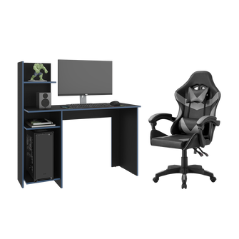 Combo Gamer Mirot, incluye Escritorio y Silla Gamer