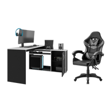 Combo Gamer Lupin, incluye Escritorio y Silla Gamer