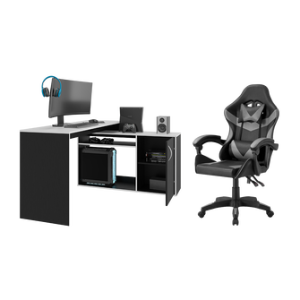 Combo Gamer Lupin, incluye Escritorio y Silla Gamer