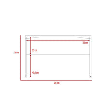 Escritorio Concept 120, Wengue y Chocolate, con Amplia Superfice