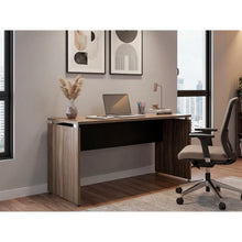 Escritorio Concept 150, Avellana y Wengue, con Amplia Superfice