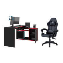 Combo Gamer Saur, incluye Escritorio y Silla Gamer