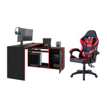 Combo Gamer Niurka, incluye Escritorio y Silla Gamer