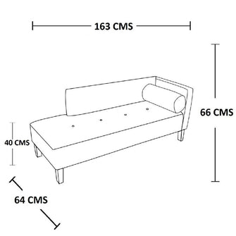 Sofa (66x163x64) Verde Menta