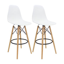 Kit Por 2 Butaco Eames Tipo Bar - Blanca