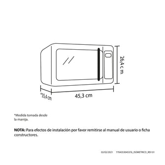 Combo Para Cocina Toscan, Incluye Modulo Microondas y Microondas