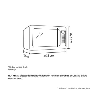 Combo Para Cocina Caeli, Incluye Modulo Microondas y Microondas