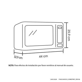 Combo para Cocina Zacajo, Incluye Modulo Microondas y Microondas Haceb