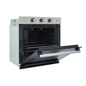 Horno eléctrico Tofu 60 cm Inox con vidrio negro 220V Haceb