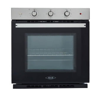 Horno eléctrico Tofu 60 cm Inox con vidrio negro 220V Haceb