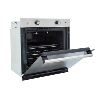 Horno mixto Tofu 60 cm inox con vidrio reflectivo gas natural 120V Haceb