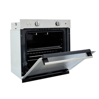 Horno mixto Tandoori 60 cm inox con vidrio reflectivo gas natural 120V Haceb