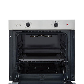 Horno mixto Tofu 60 cm Inox con vidrio negro gas natural 120V Haceb