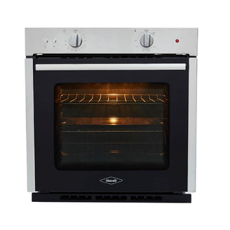 Horno mixto Tandoori 60 cm Inox con vidrio negro gas natural 120V Haceb