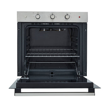 Horno eléctrico Tofu 60 cm Inox con vidrio negro 120V Haceb