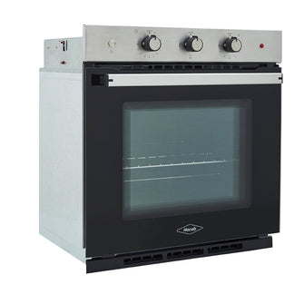 Horno eléctrico Tofu 60 cm Inox con vidrio negro 120V Haceb