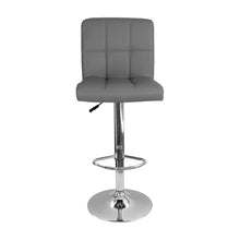 Silla Acolchada Tipo Bar - Gris