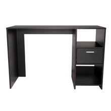 Escritorio Malasia, Wengue, con Un Cajón Archivador y Dos Entrepaños