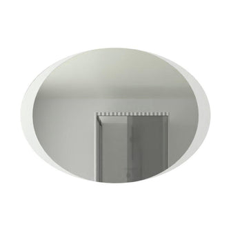 Espejo Ovalado Varese, Gris, con Luz Led