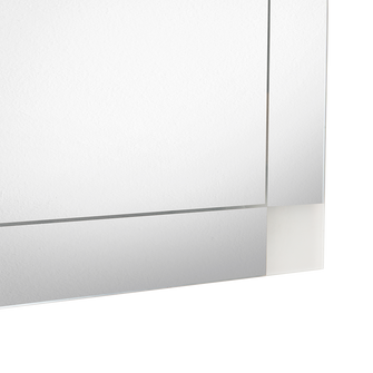 Espejo Rectangular Genova, Capri 75, ensamble a la pared con Diseño en Sandblasting