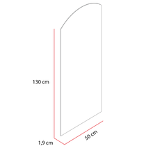 Espejo Rectangular Oporto, Gris, Diseño Moderno