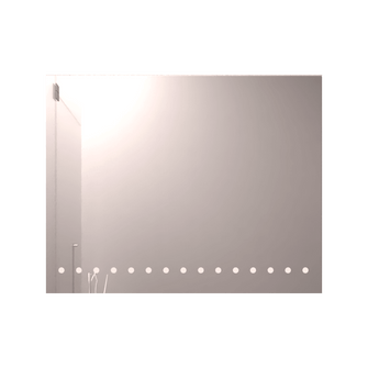 Espejo Rectangular Osiris, Gris, con Luz Led