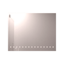 Espejo Rectangular Osiris, Gris, con Luz Led